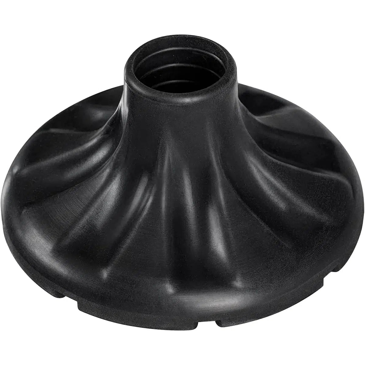 2Pcs Wide Black 3/4" Inch Walking Cane Tips