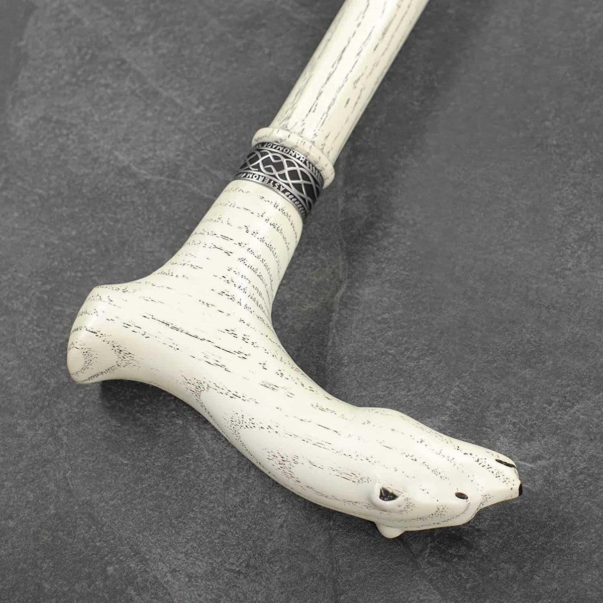 Custom Made Wooden Polar Bear Cane Or Walking Stick
