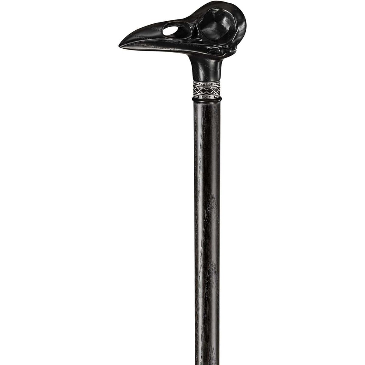 Custom Made Wooden Raven Skull Cane