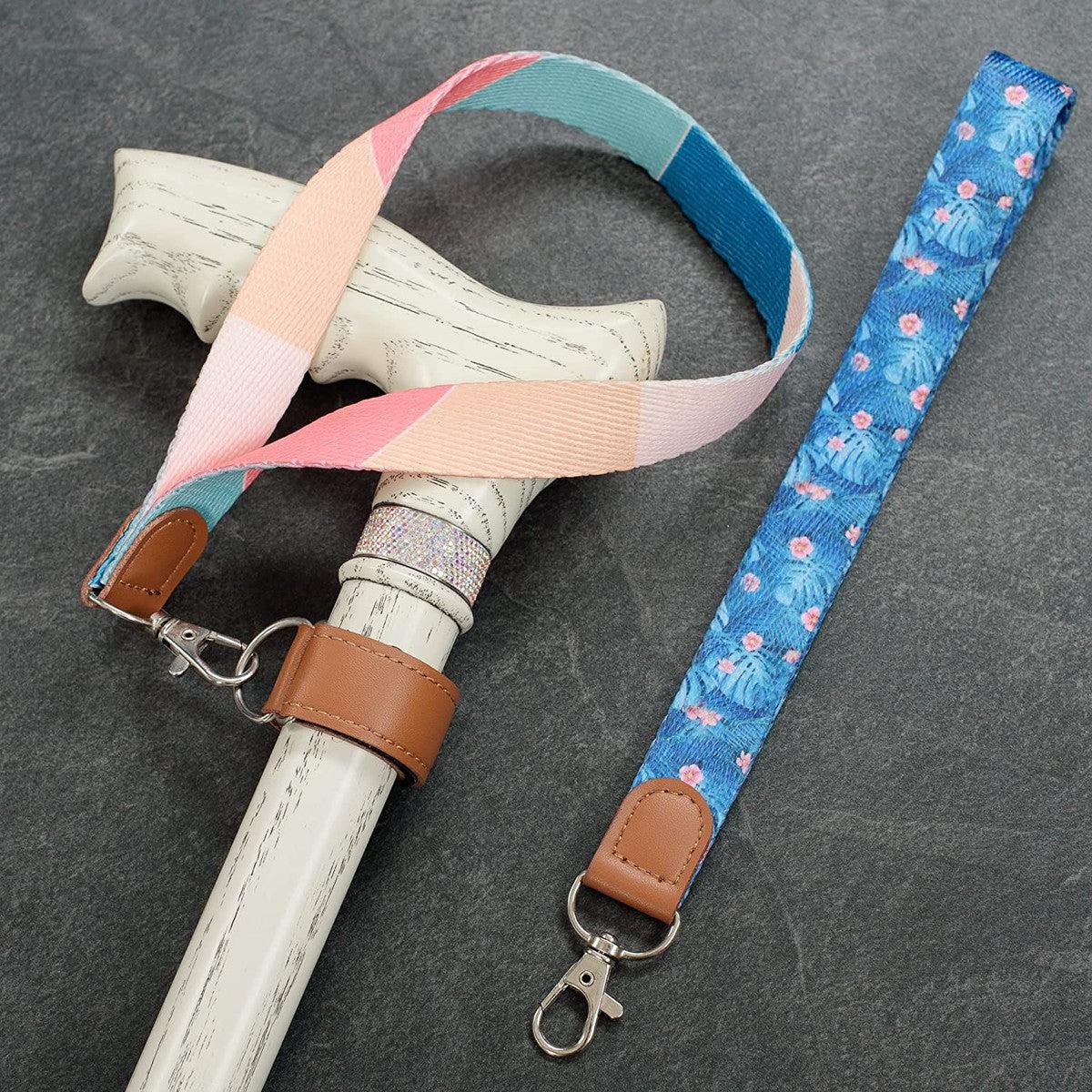 Custom Wooden Ladies Walking Cane With Rhinestones