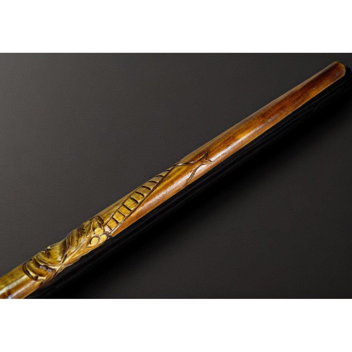 Elephant Majesty: Elegant Handcrafted Wooden Cane