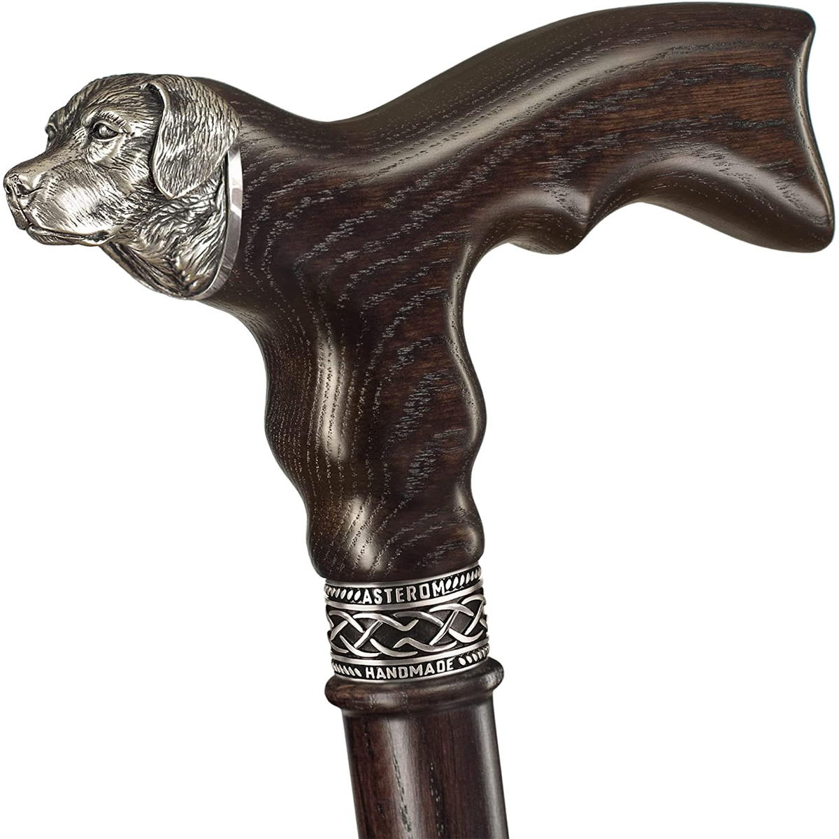 Golden Retriever Or Labrador Cane Or Walking Stick