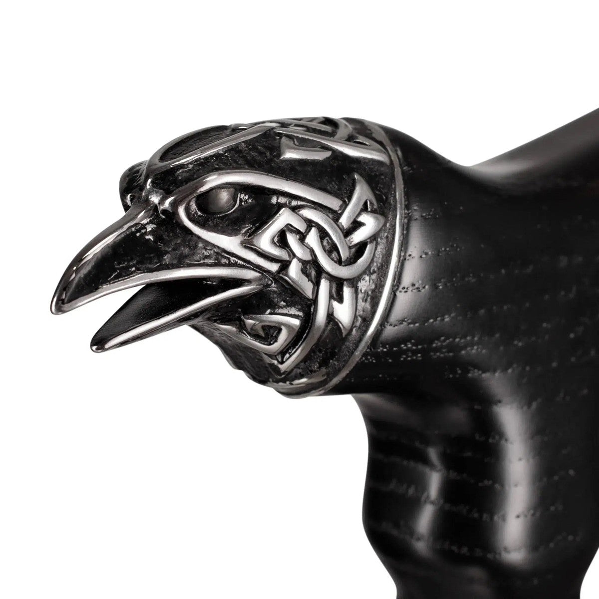 Unique Custom Odens Celtic Raven Walking Stick Or Wooden Walking Cane