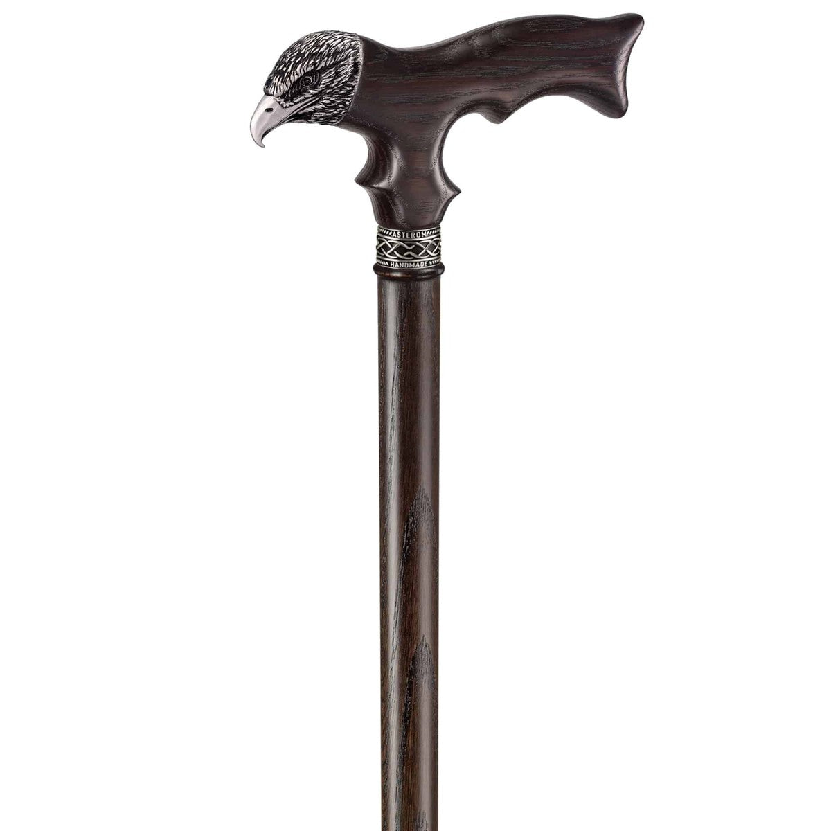 Wooden Hand Carved Eagle Cane or Walking Stick