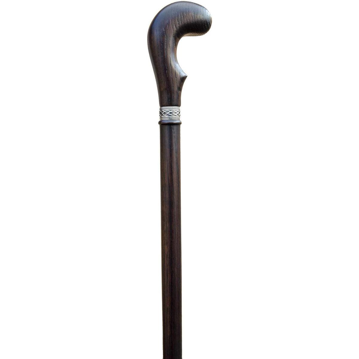 Designer Hand Made Solid Oak Wooden Golf Walking Cane Or Stick