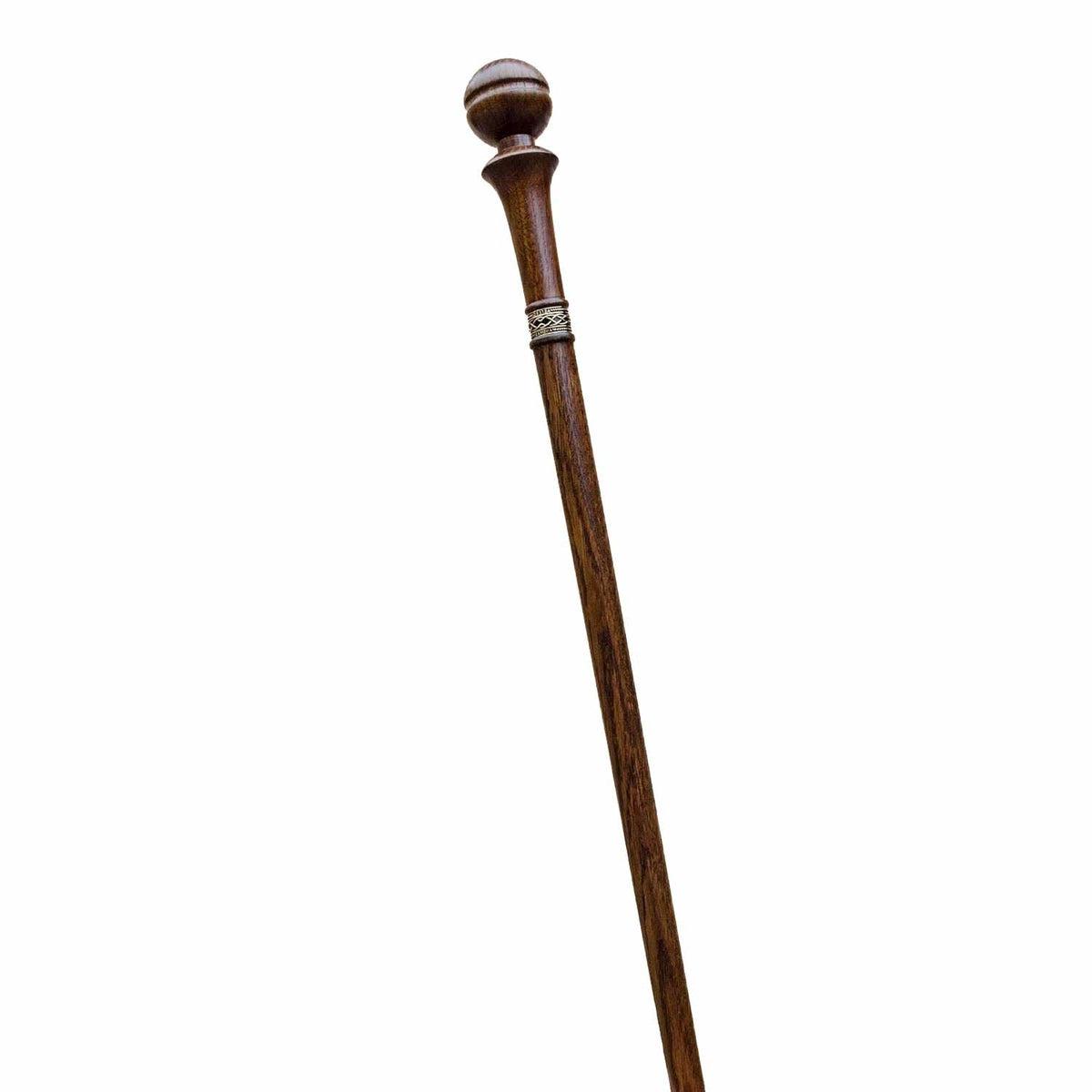Unique Custom Made 2 Piece Solid Oak Knob Walking Stick or Cane