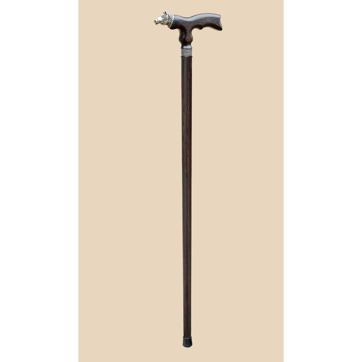 Unique Custom Wooden Horse Cane or Walking Stick