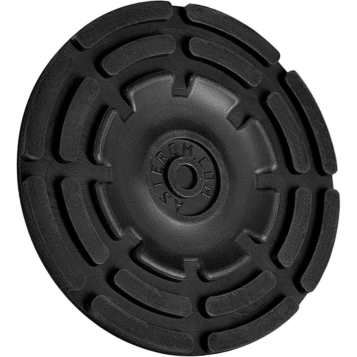 2pcs 7/8" inch Wide Black Cane Rubber Tips