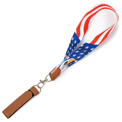 American Flag Fashionable Wrist Strap For Canes Or Walking Sticks