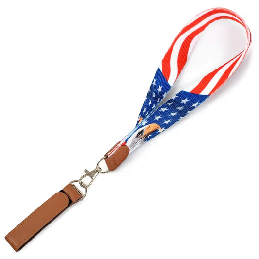 American Flag Fashionable Wrist Strap For Canes Or Walking Sticks