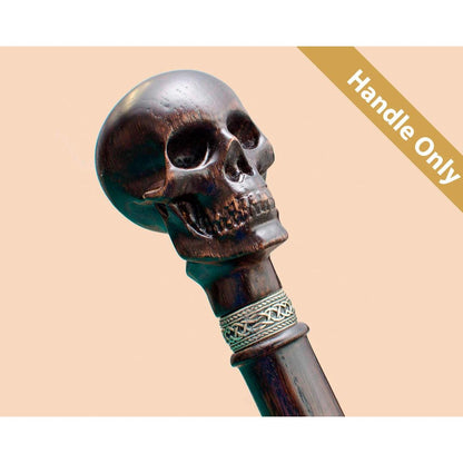 Carved Skull Handle Only