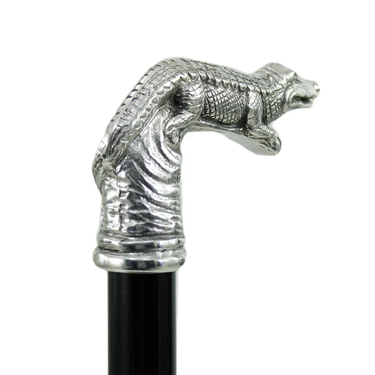 Custom Alligator Cane Or Walking Stick - Handmade In Italy