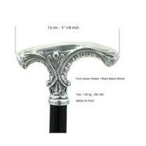 Custom Pattern Italian Designed Fritz Handle Walking Cane