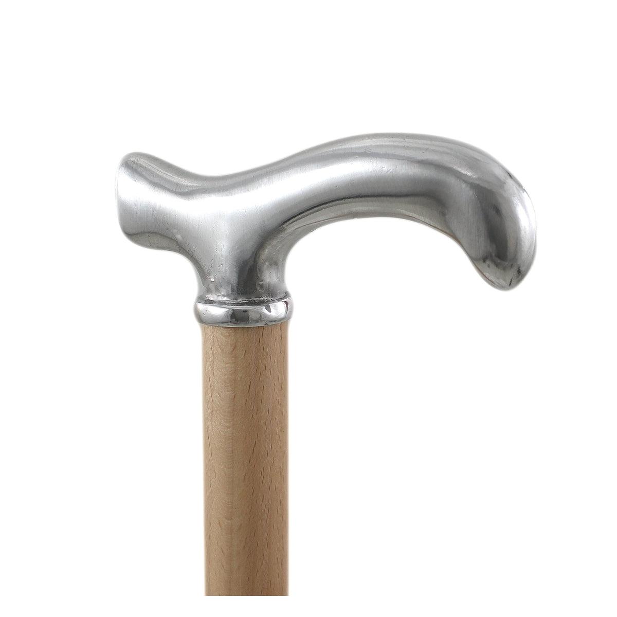 Custom Pure Pewter Derby Handle Classy Cane Or Walking Stick