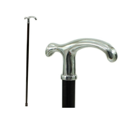 Custom Pure Pewter Elegant Fritz Handle Cane Or Walking Stick