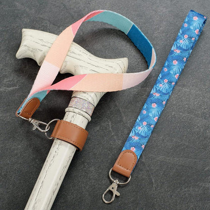 Custom Wooden Ladies Walking Cane With Rhinestones