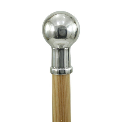 Elegant Custom Made Solid Pewter Knob Cane
