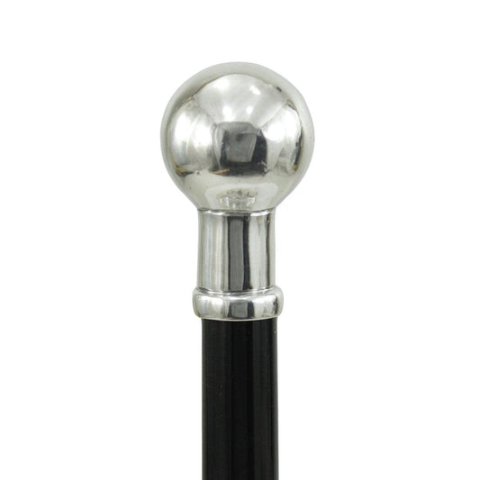 Elegant Custom Made Solid Pewter Knob Cane