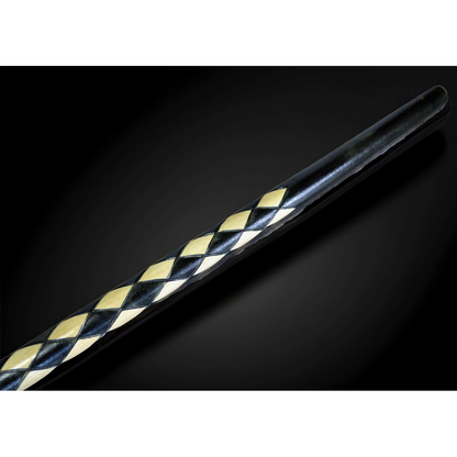 Hand Carved Black Bull Cane - Tailored Lengths and Features
