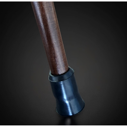 Hand-Carved Otter Head Wooden Walking Stick - Custom Paint and Length