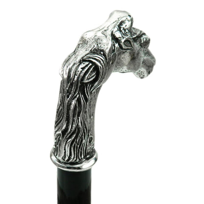Handcrafted Pewter Horse Walking Cane - Customizable