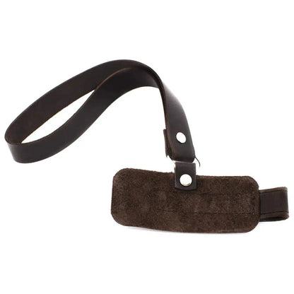 Stylish Pure Leather Wide Walking Stick Wrist Strap - Or Cane