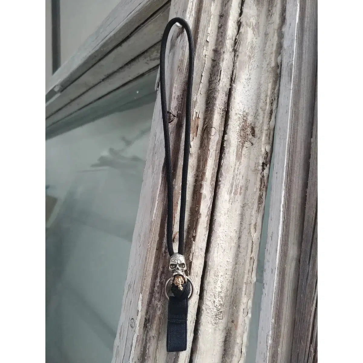 Unique Bearded Celtic Skull Wrist Strap For Cane