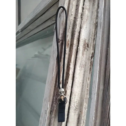 Unique Bearded Celtic Skull Wrist Strap For Cane