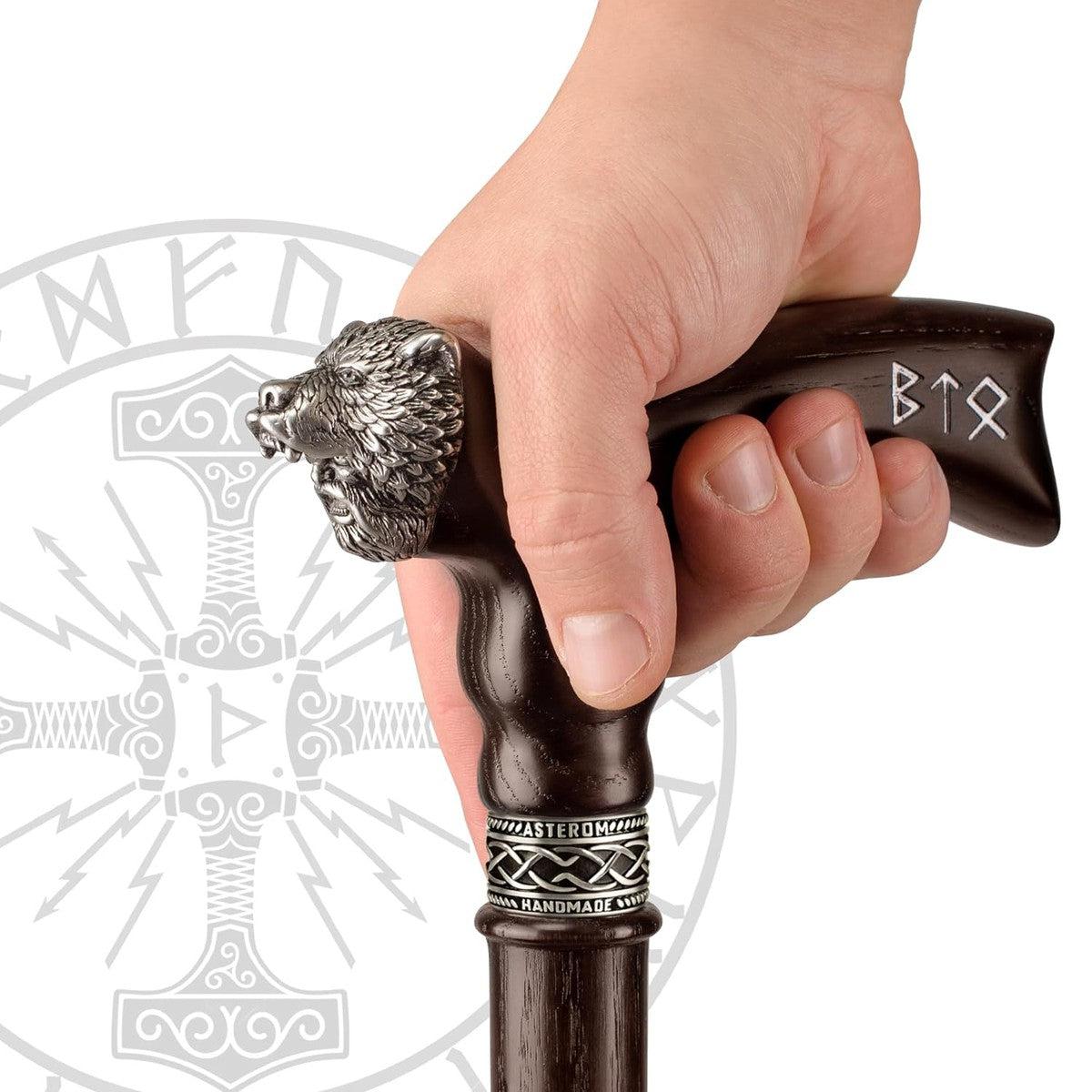 Unique Custom Made Viking Berserker Celtic Warrior Cool Cane