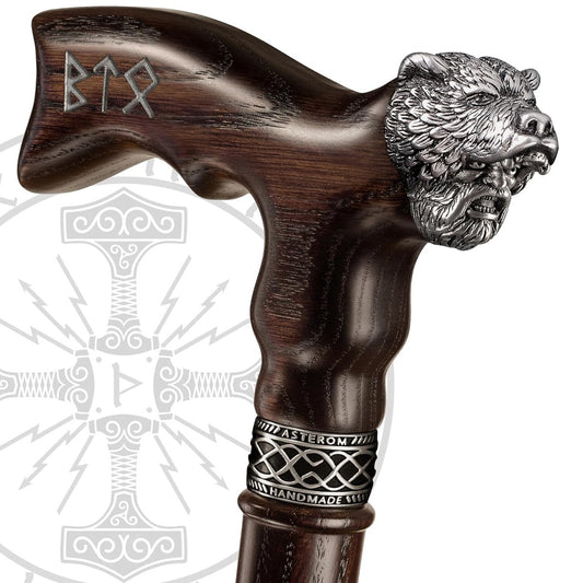 Unique Custom Made Viking Berserker Celtic Warrior Cool Cane