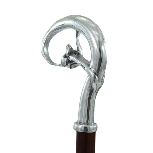 Unique Handmade Elegant Pewter Walking Cane Or Stick