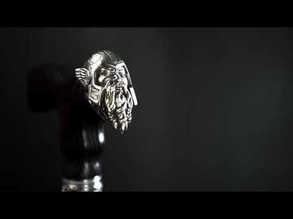 Cool Wooden Viking Walking Stick - Custom Badass Cane