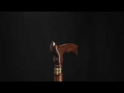 Fashionable Wooden Vintage Walking Cane For Men and Women