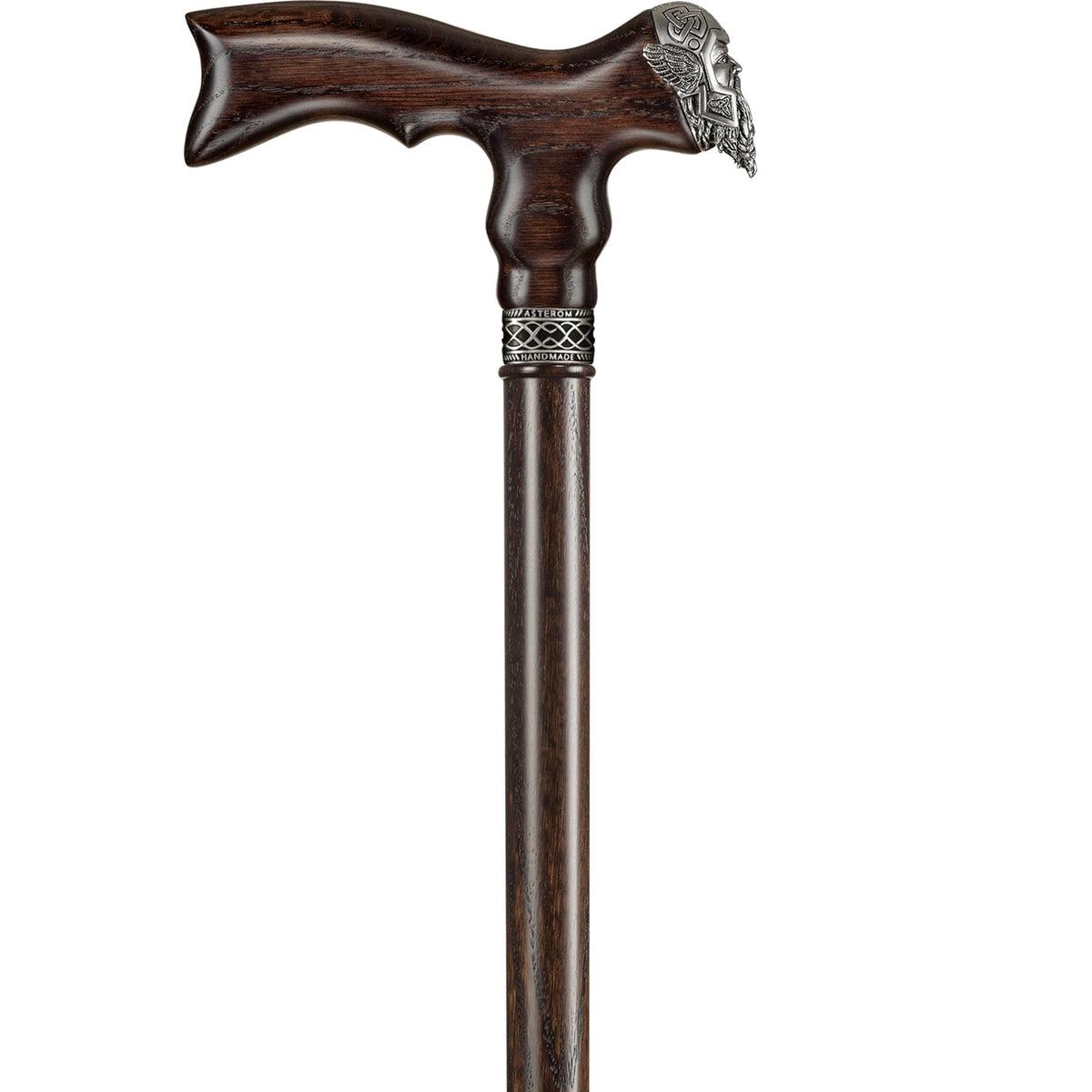 Cool Wooden Viking Walking Stick - Custom Badass Cane