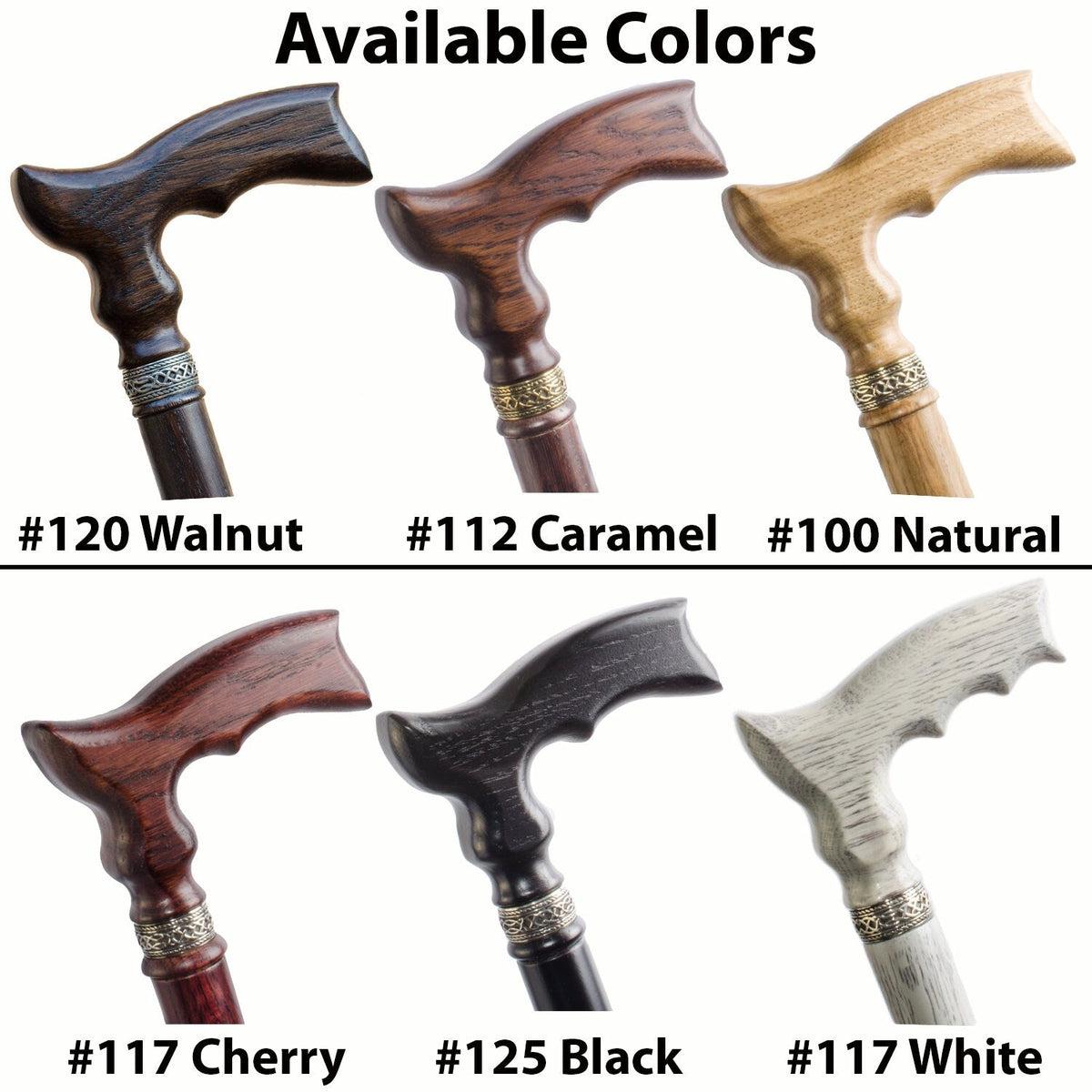 Unique Custom Made 2 Piece Knob Cane For Men and Women Solid Oak