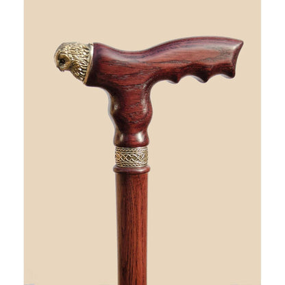 Unique Custom Solid Wood Owl Cane Or Walking Stick