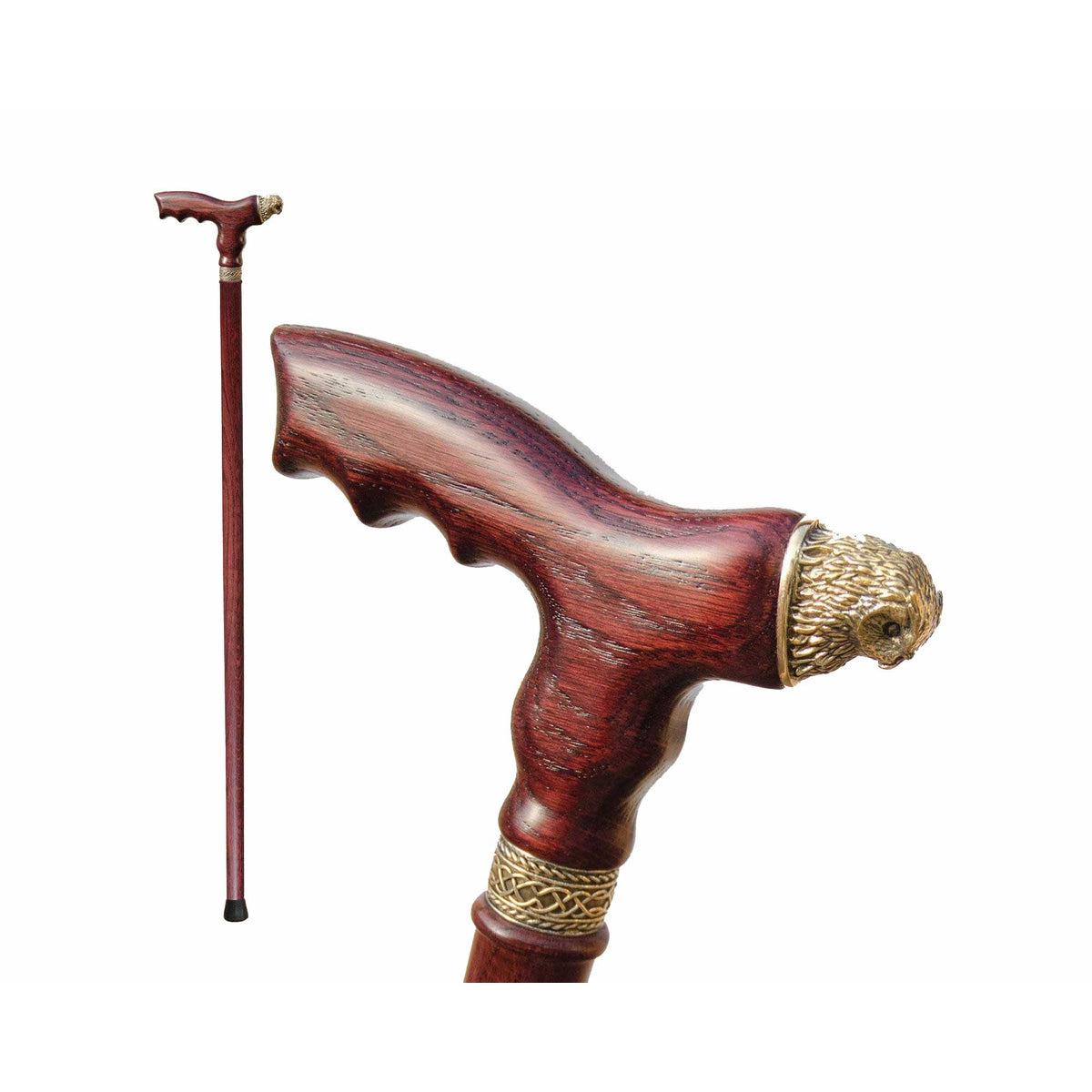 Unique Custom Solid Wood Owl Cane Or Walking Stick